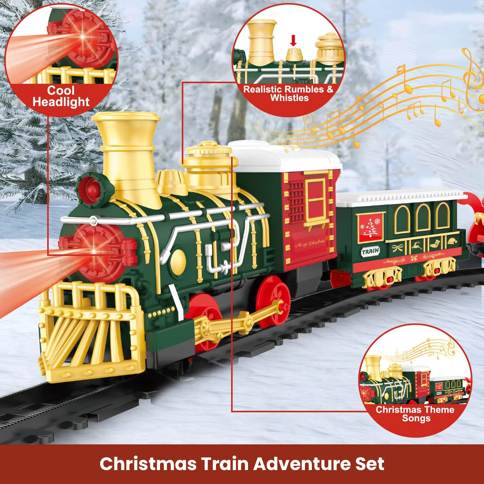 Christmas Train Set Model Car  - Kids Toys Xmas review and price