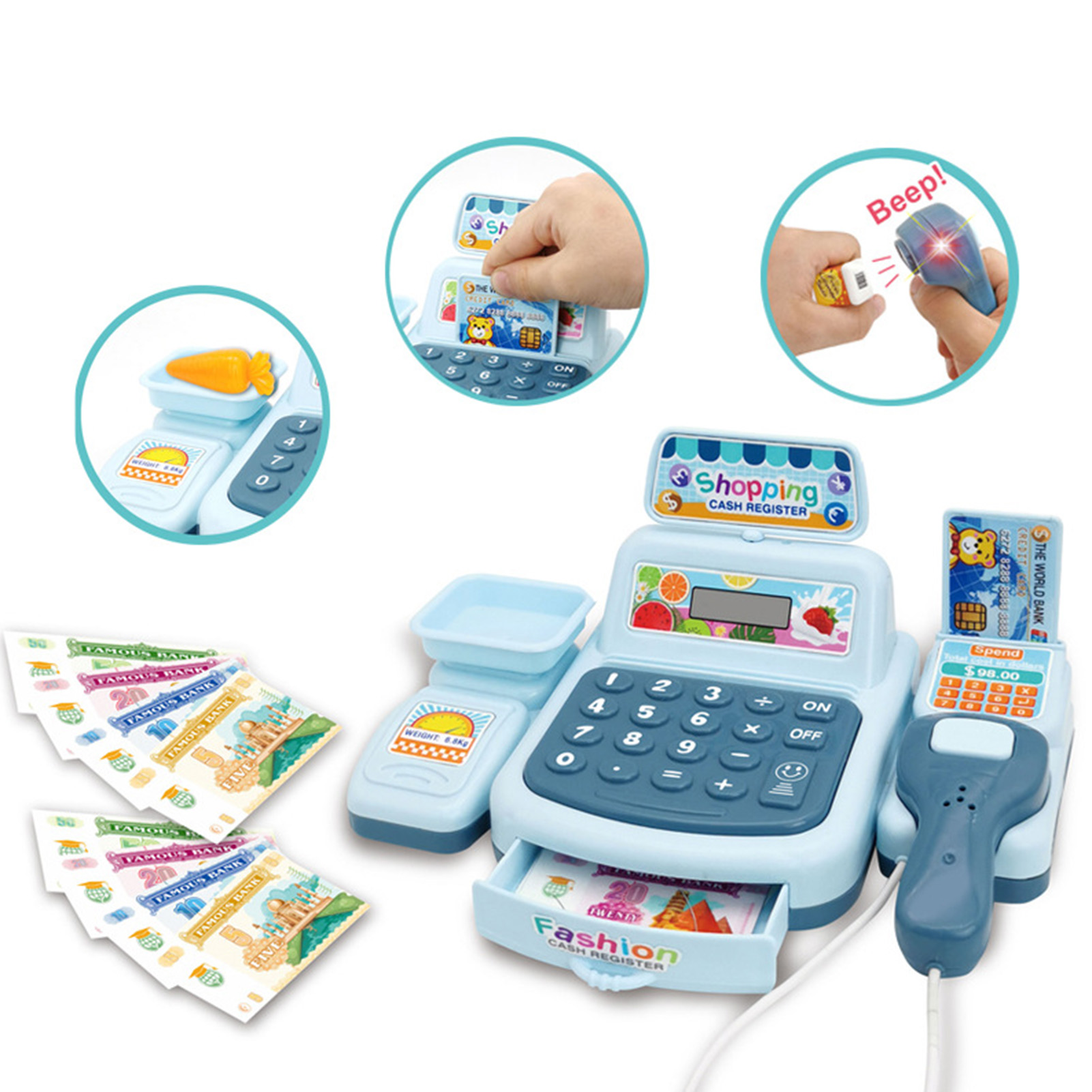Cash Register Playset Supermar - Toy Cash Register review and price