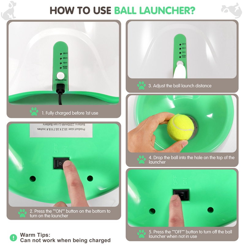 Dog Tennis Ball Launcher Dogs  - Catapult Launcher Toy review and price
